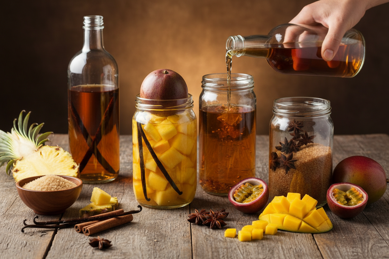 Comment faire du rhum arrangé