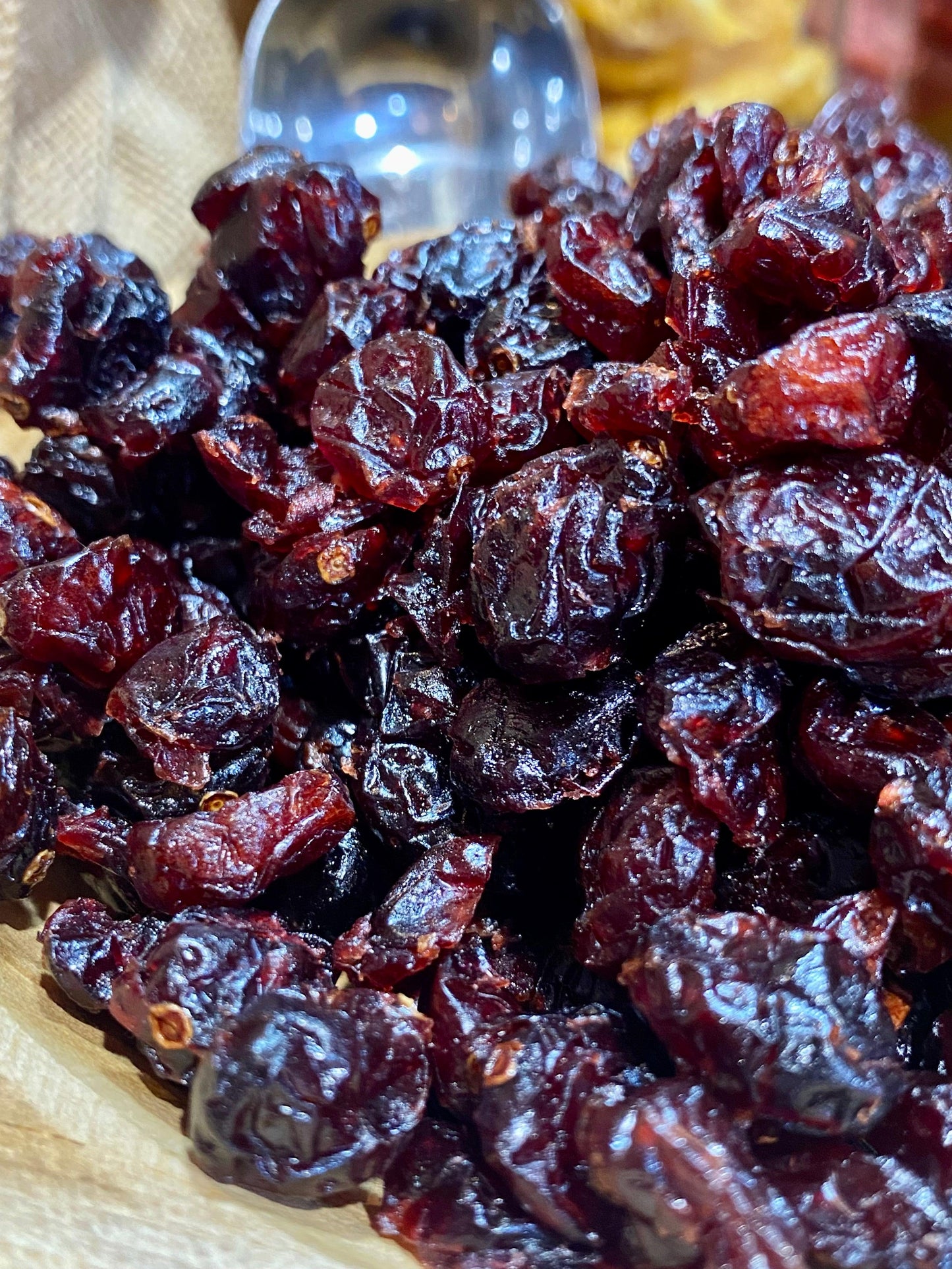 Cranberries séchées canneberges séchées moelleuses rouges – snack fruité acidulé