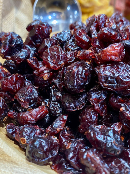 Cranberries séchées canneberges séchées moelleuses rouges – snack fruité acidulé