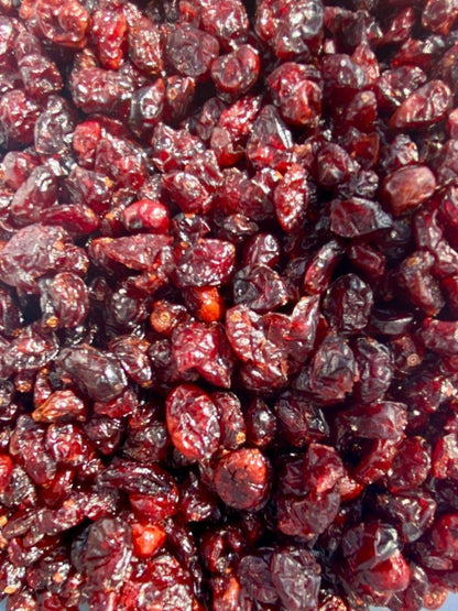 cranberries séchées riches en fibres et antioxydants