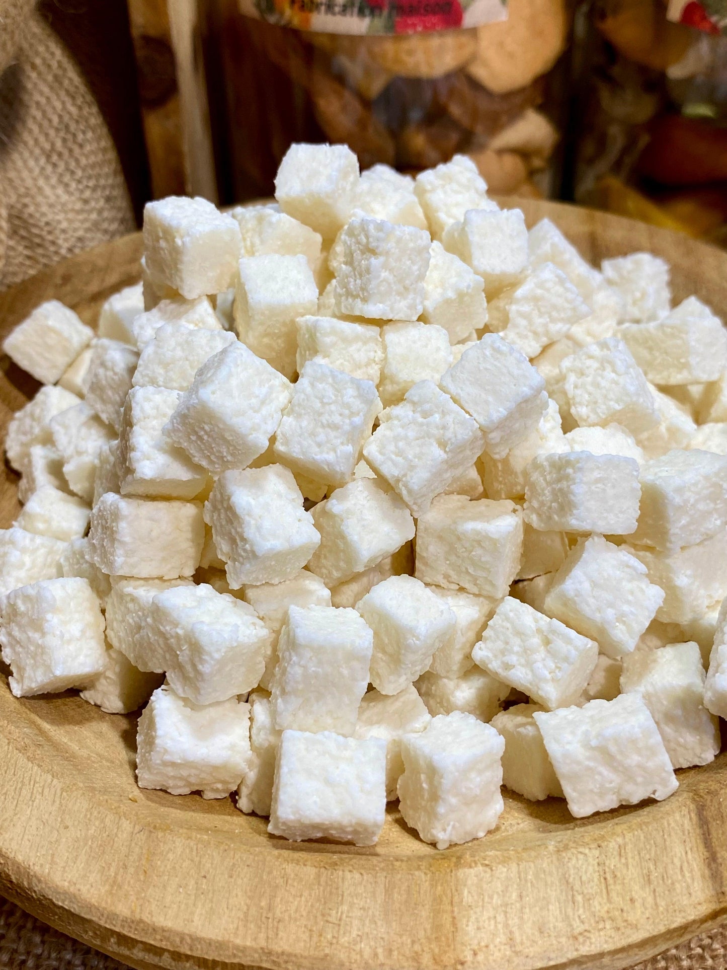 Cube de noix de coco pour smoothie exotique