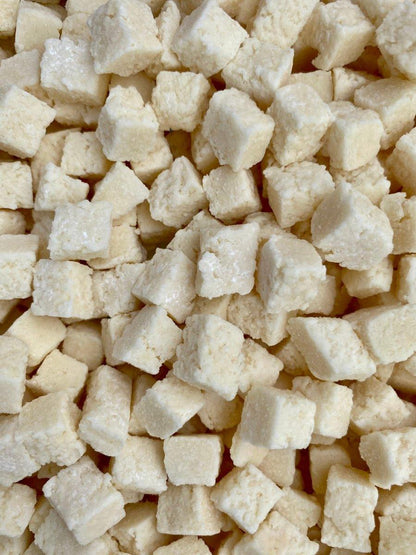 Cube de noix de coco pour encas rapide