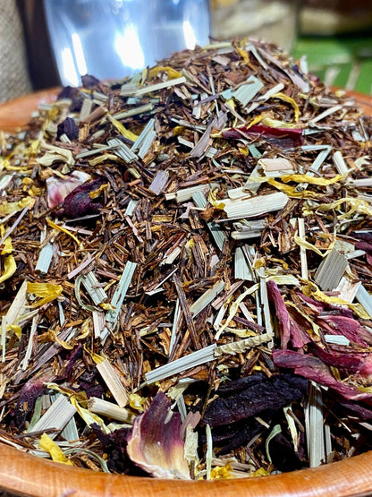 Rooibos Hibiscus citronnelle | Rooibos en vrac, achat, bienfaits