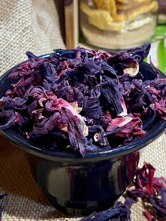 Fleurs d’hibiscus séchées Bissap en vrac pour infusion naturelle