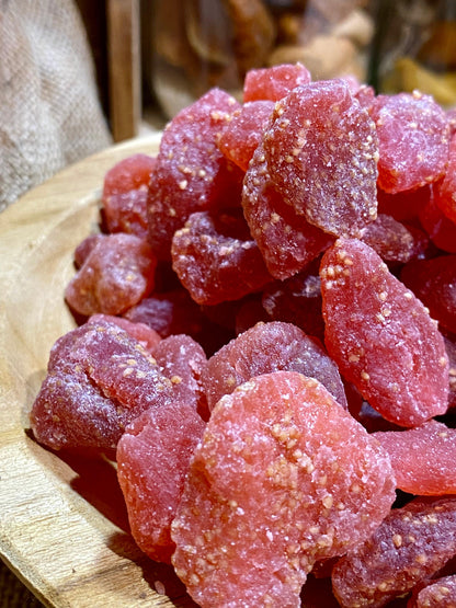 Fraises déshydratées croquantes en vrac – morceaux de fraise fruités au goût concentré