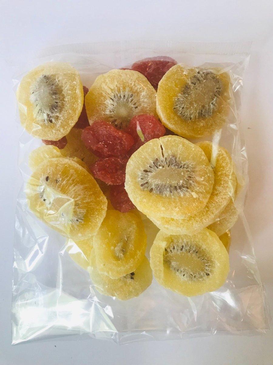 Fraises et kiwi séchés pour rhum arrangé maison