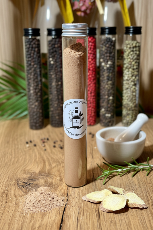 Galanga en poudre Thaïlande — Ambiance tube