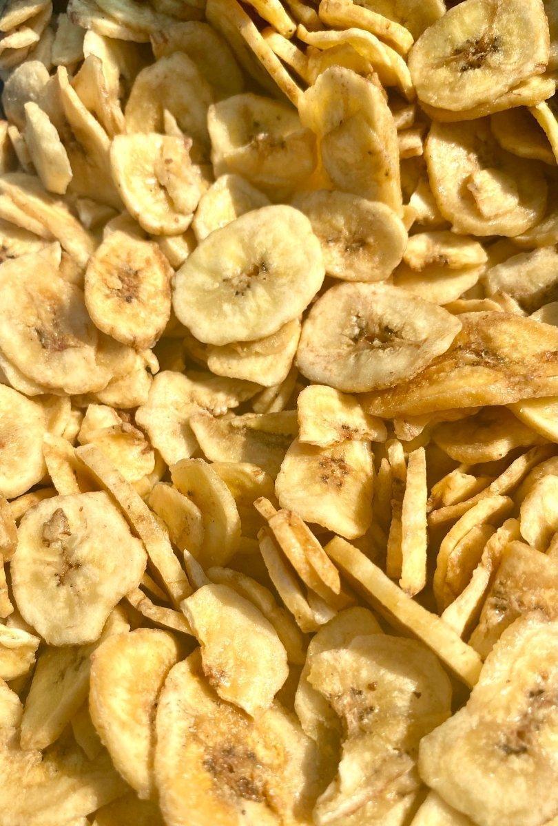 Chips de bananes pour petit-déjeuner – granola et céréales croustillantes