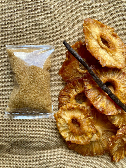 Ananas séché et vanille pour rhum arrangé maison artisanal