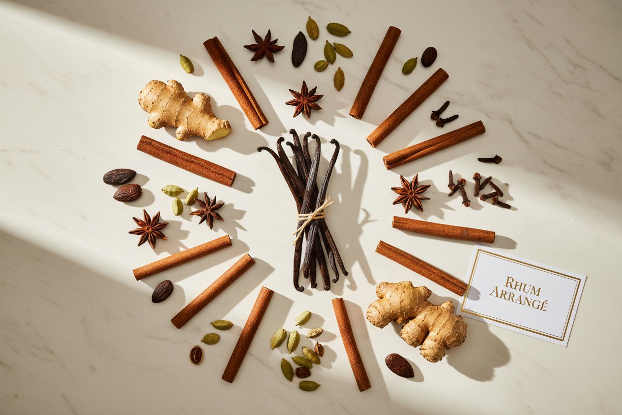 les meilleurs épices a utiliser pour votre rhum arrangé