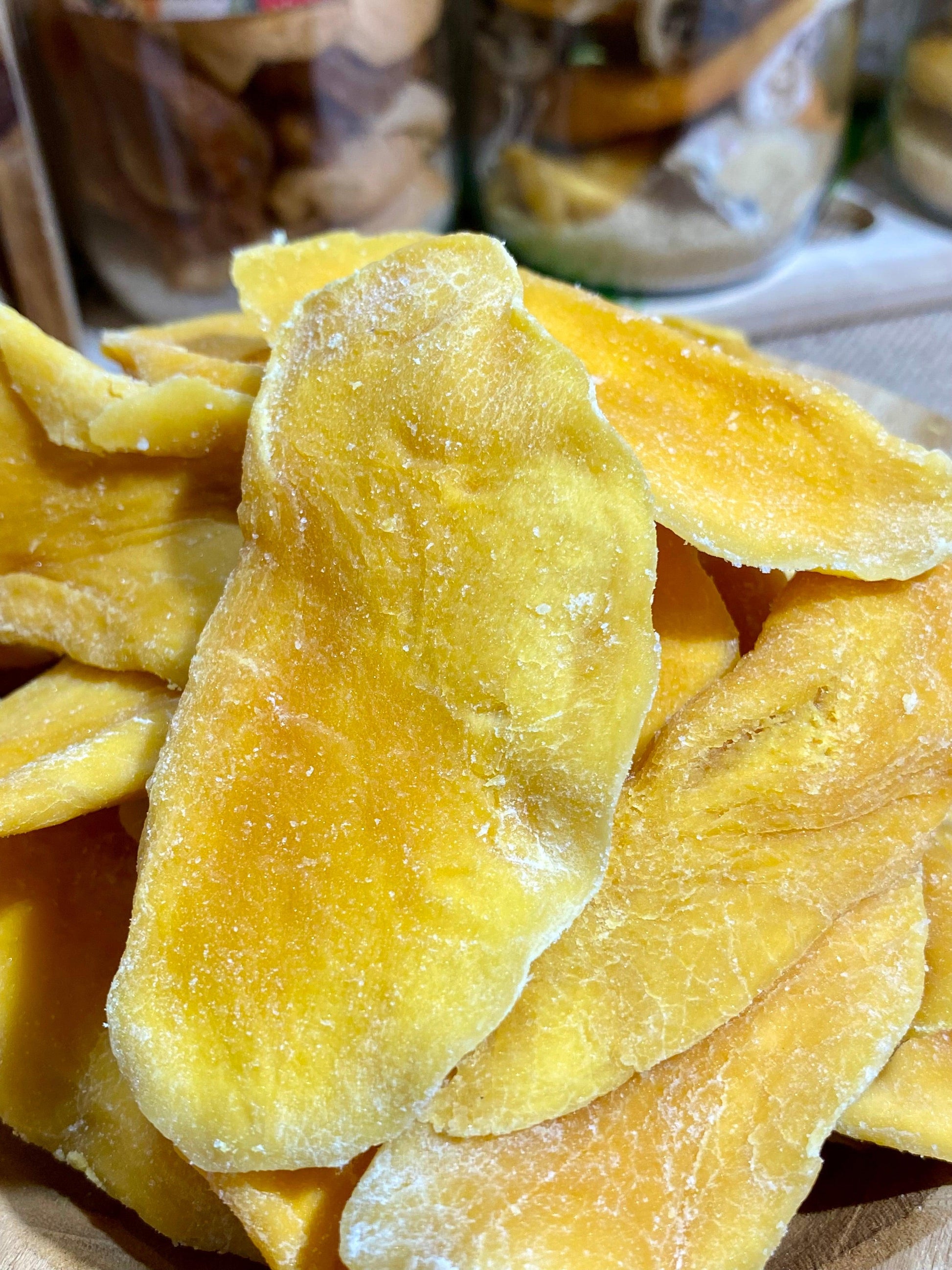 Mangue déshydratée en lamelles pour cuisine maison