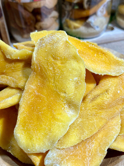 Mangue déshydratée en lamelles pour cuisine maison