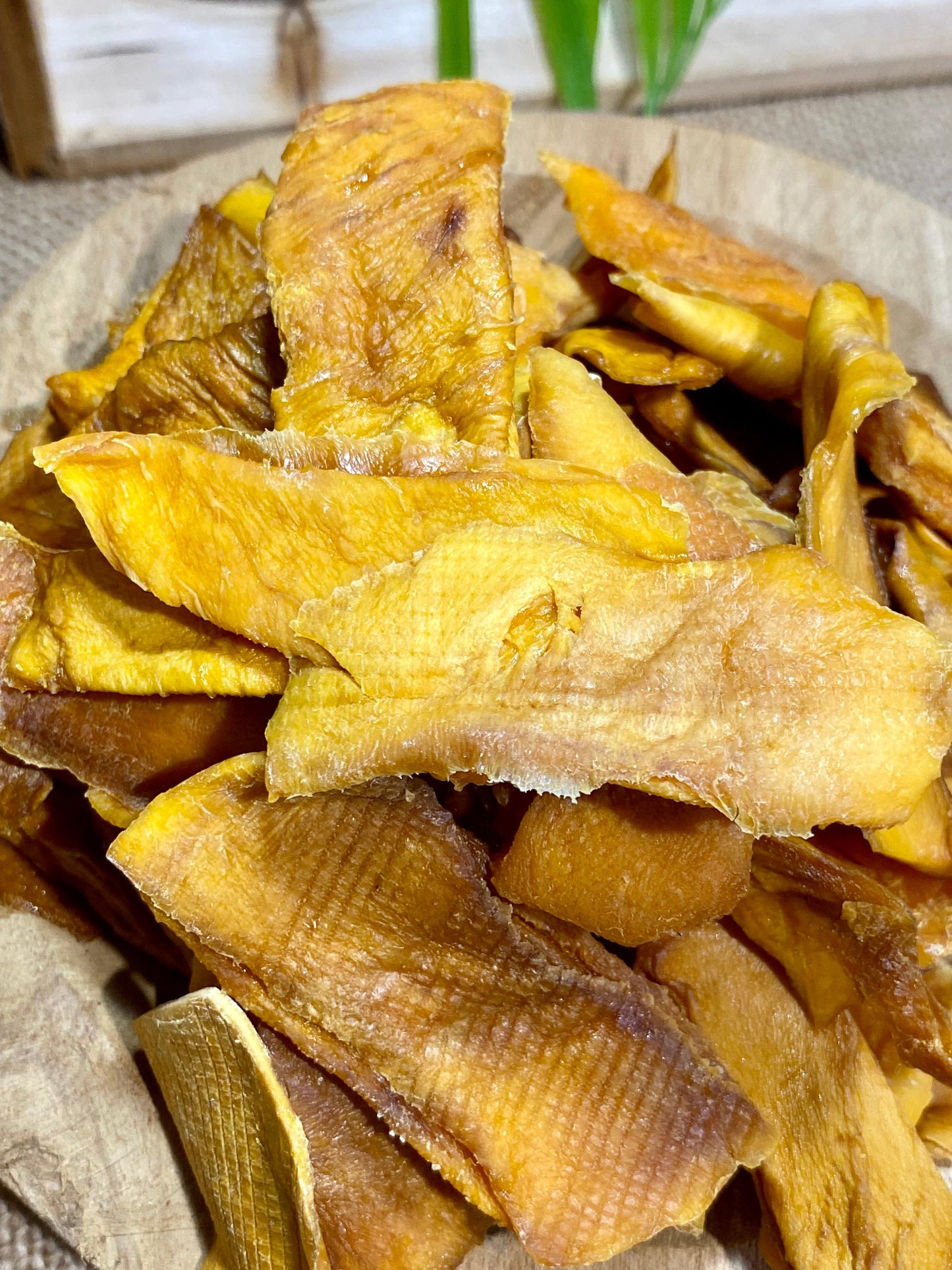 Lamelles de mangue séchée naturelle – fruit sec snack sain sans sucre ajouté