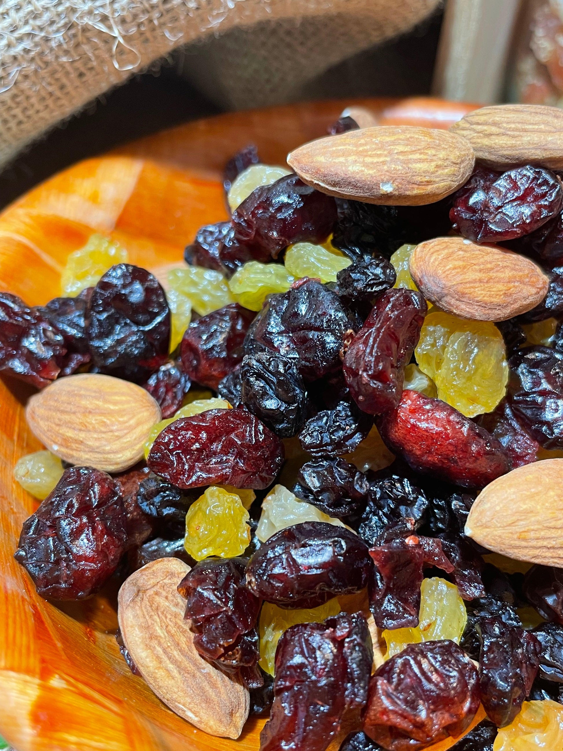 Mélange fruits secs antioxydants – cranberry, raisin et amande naturels

