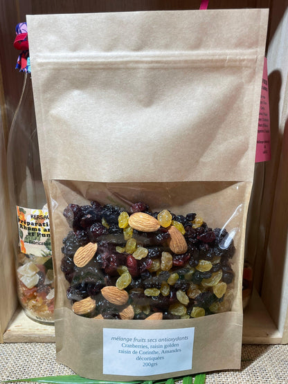 Sachet mélange fruits secs antioxydants Décors et Âmes