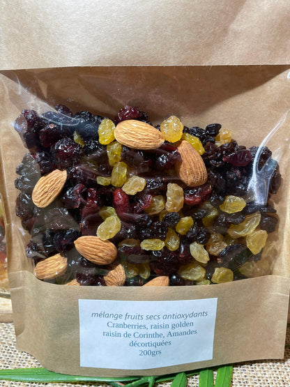 Mélange fruits rouges séchés