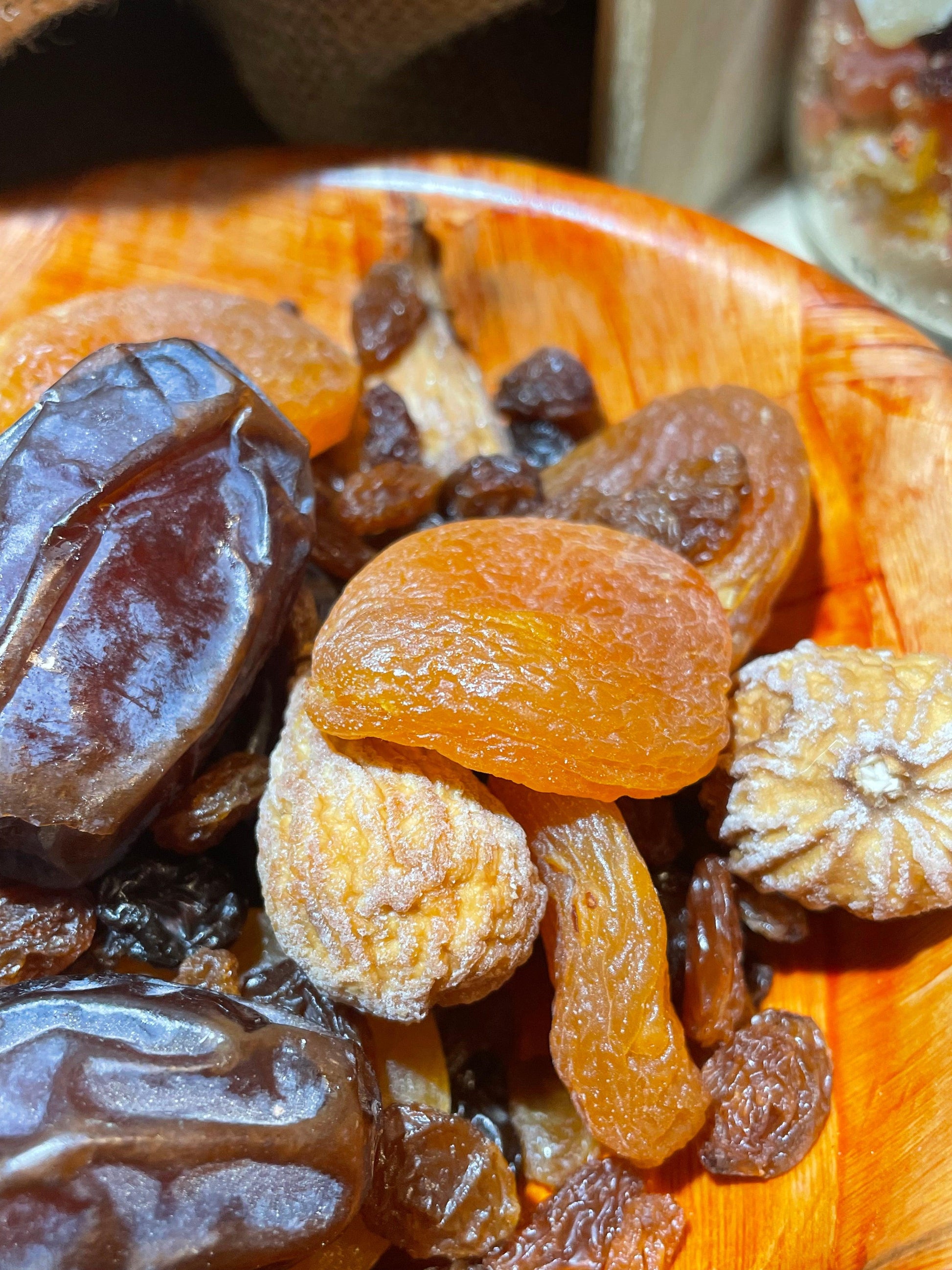 Mélange fruits secs sans sucre ajouté – abricot, figue et datte naturels