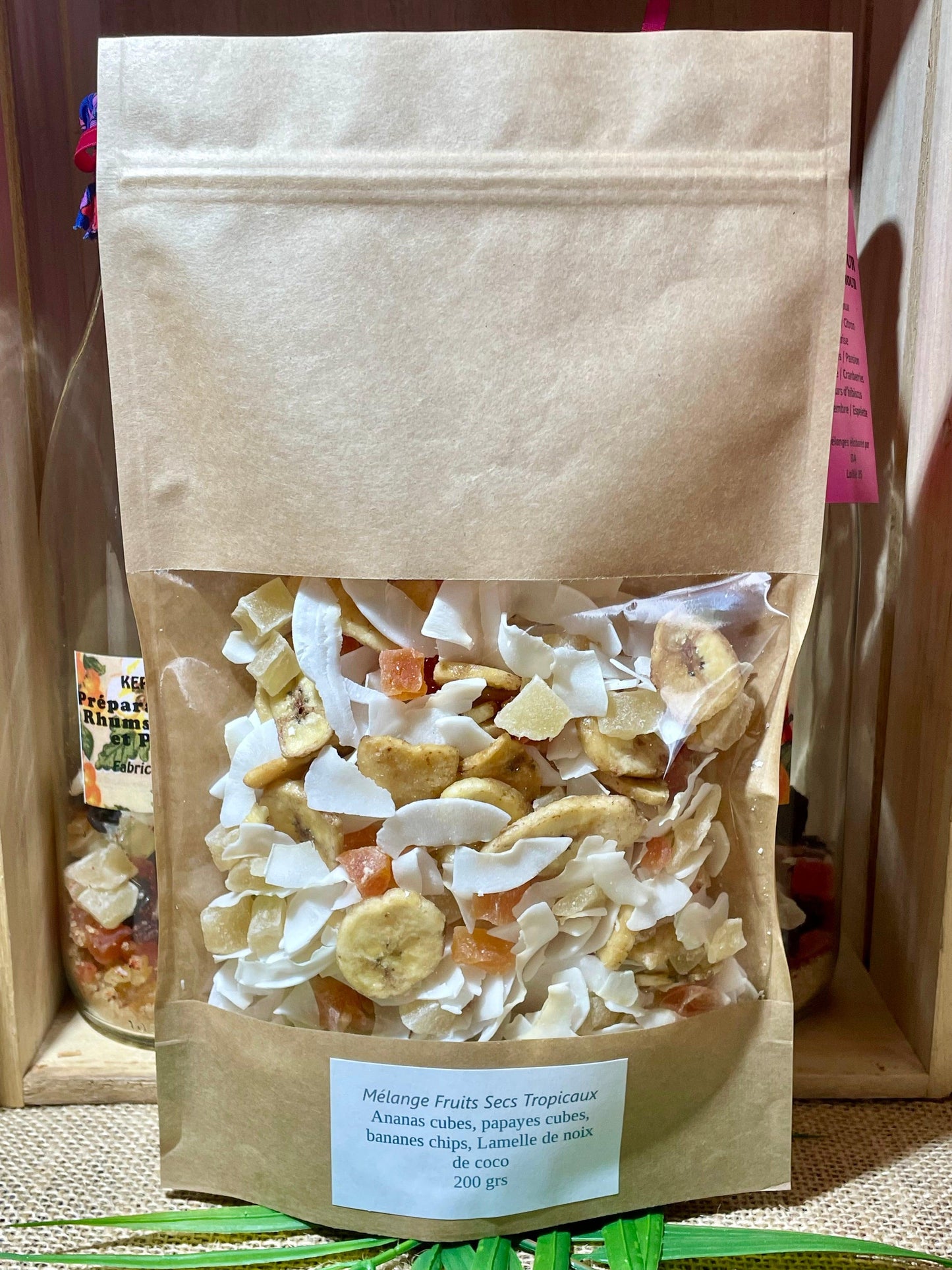 Sachet de mélange fruits secs tropicaux Décors et Âmes
