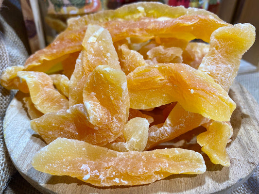 Tranches de melon déshydraté naturel – snack fruité sucré et moelleux