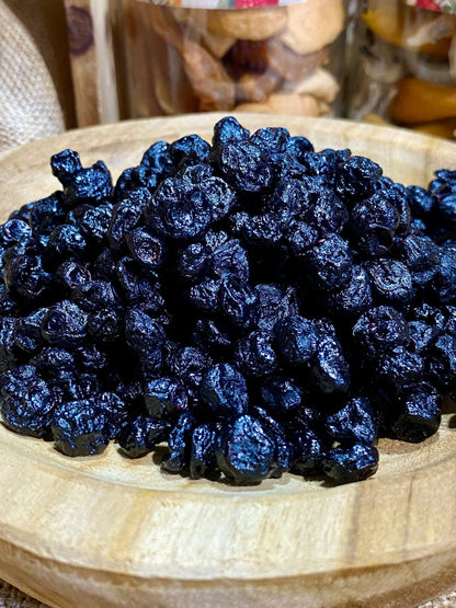 myrtilles séchées snack sain riche en antioxydants