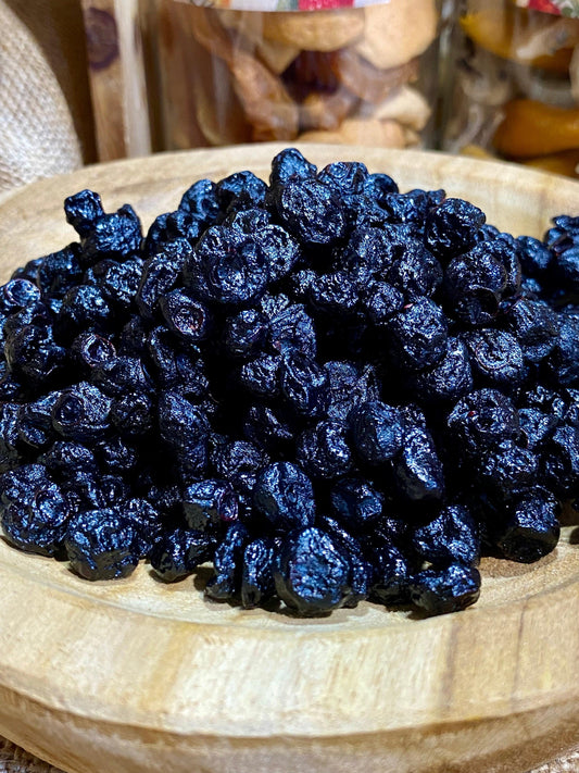 myrtilles séchées snack sain riche en antioxydants