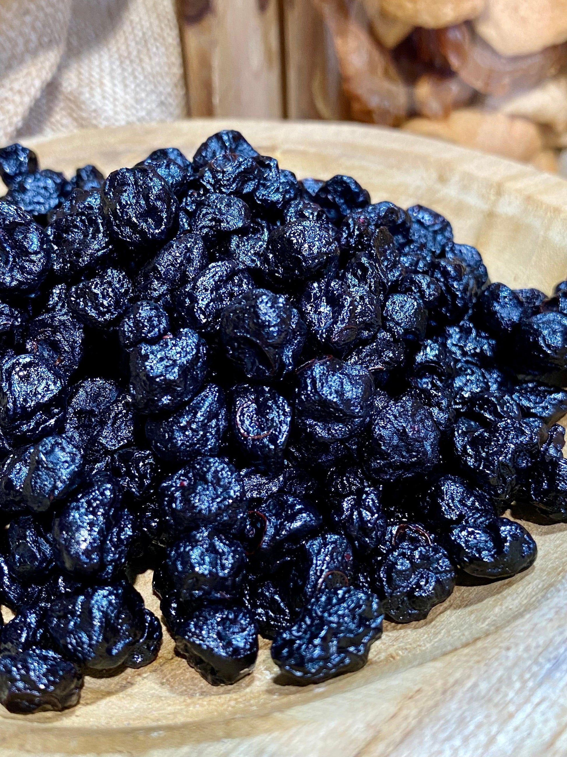 myrtilles séchées pour granola, muffins et desserts