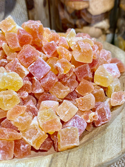 Papaye cube déshydratée au format régulier