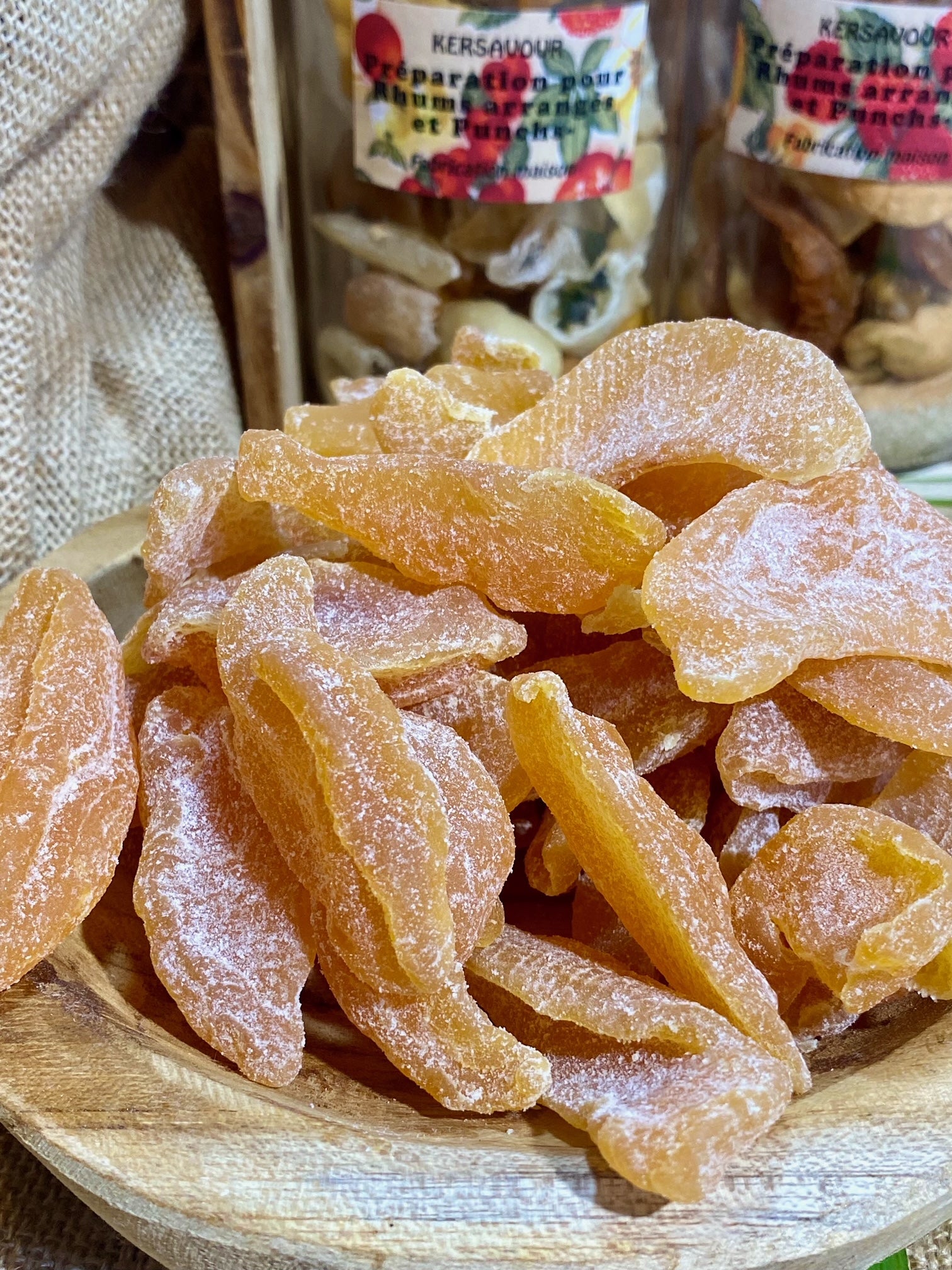 Pêches déshydratées en vrac – morceaux de fruits sains et concentrés en saveur pour encas, granola, pâtisserie ou smoothie