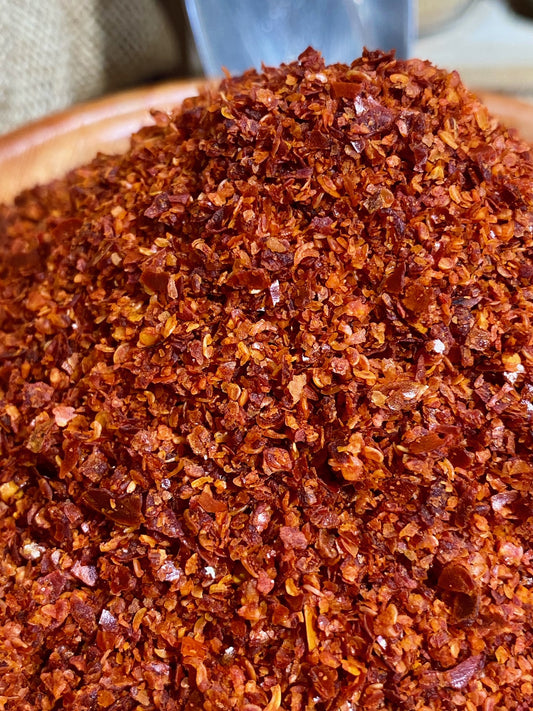 Piment d’Alep en poudre rouge vif – épice douce et fruitée du Moyen-Orient