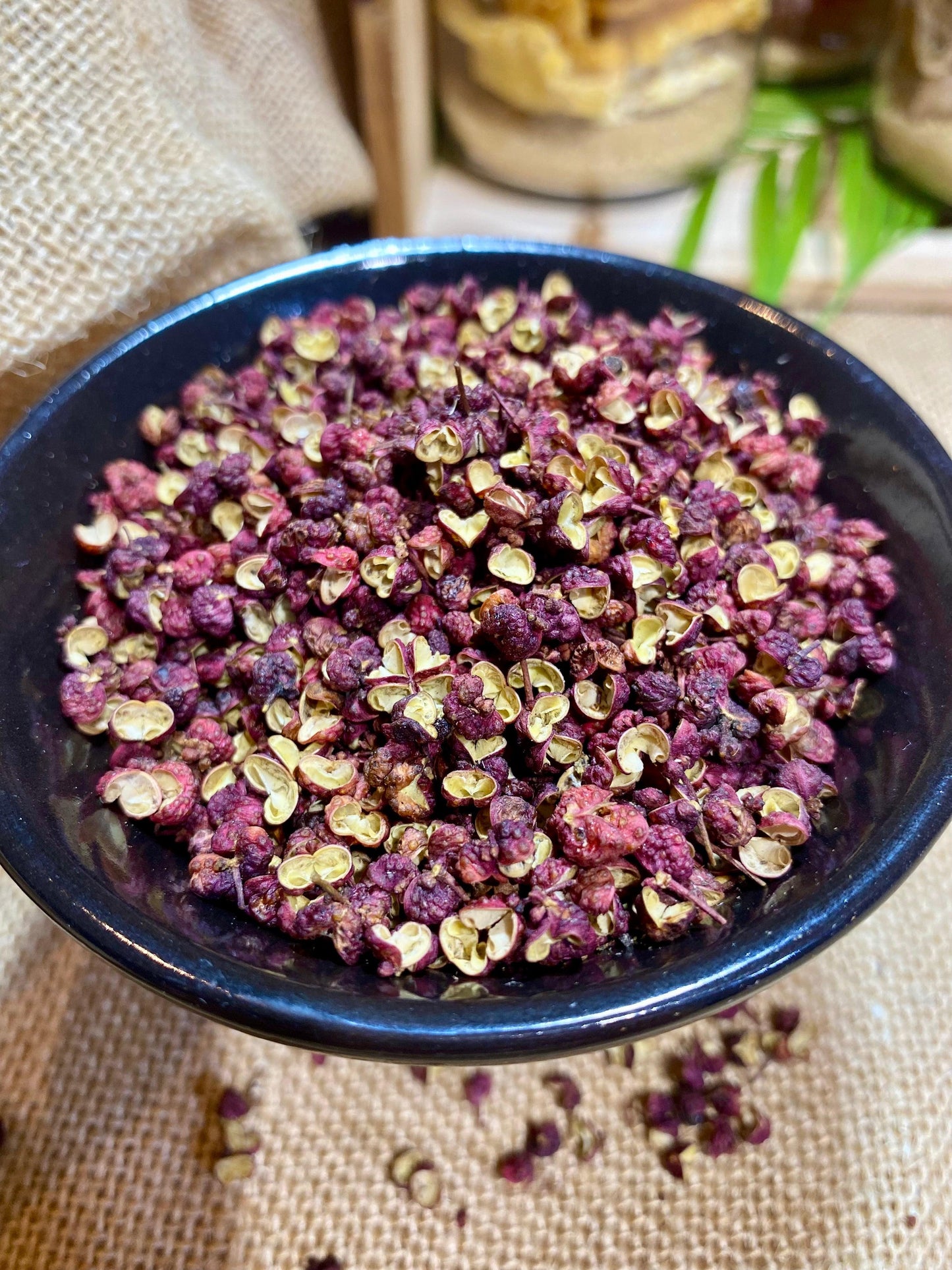 Poivre de Sichuan en grains pour moulin à poivre 