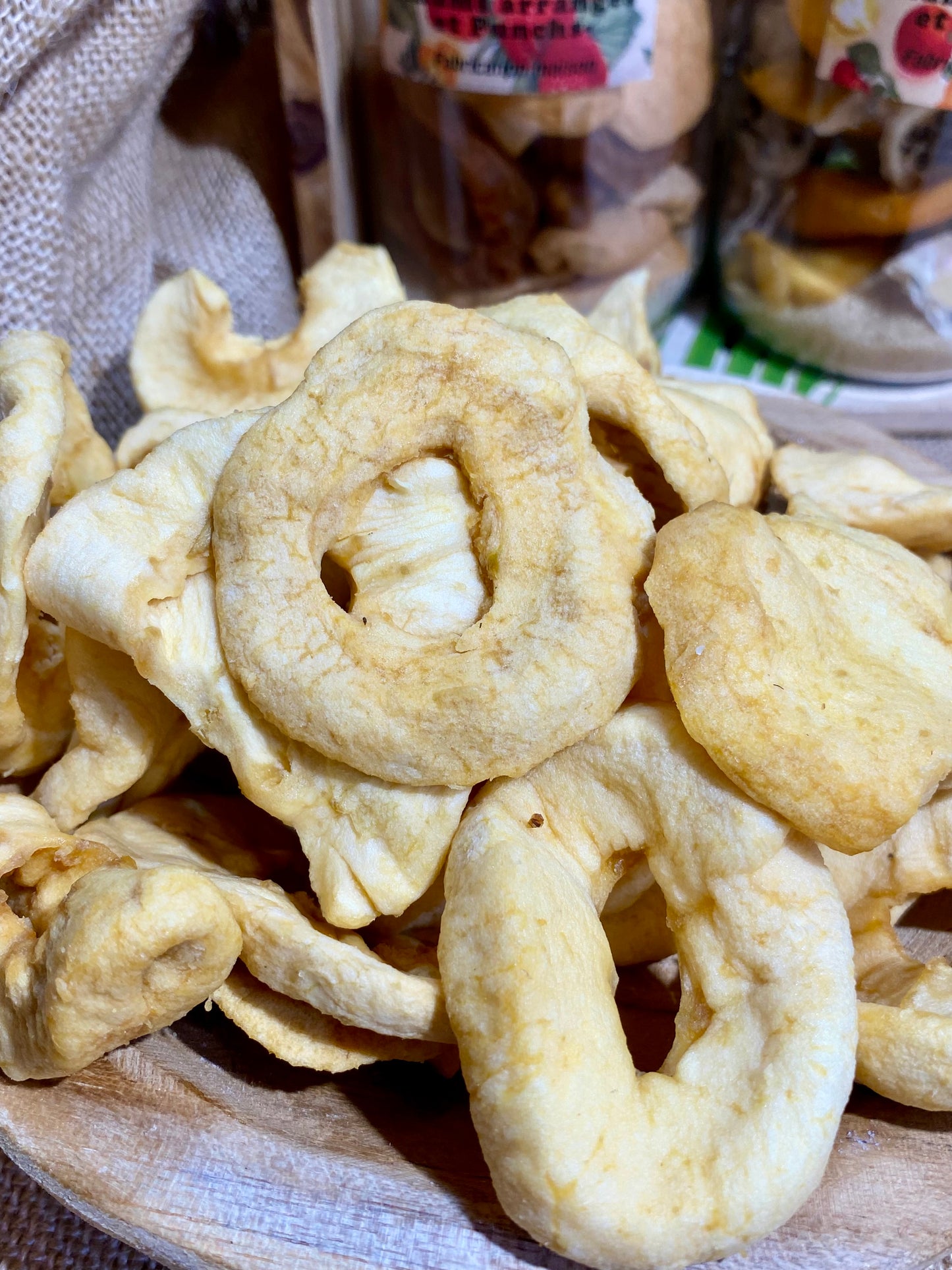 pommes séchées 100 % naturelles