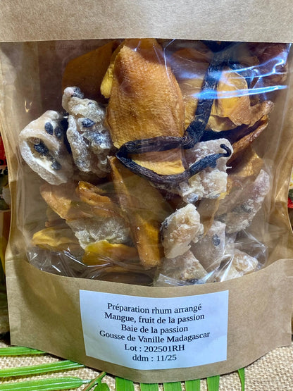 Rhum arrangé mangue passion vanille