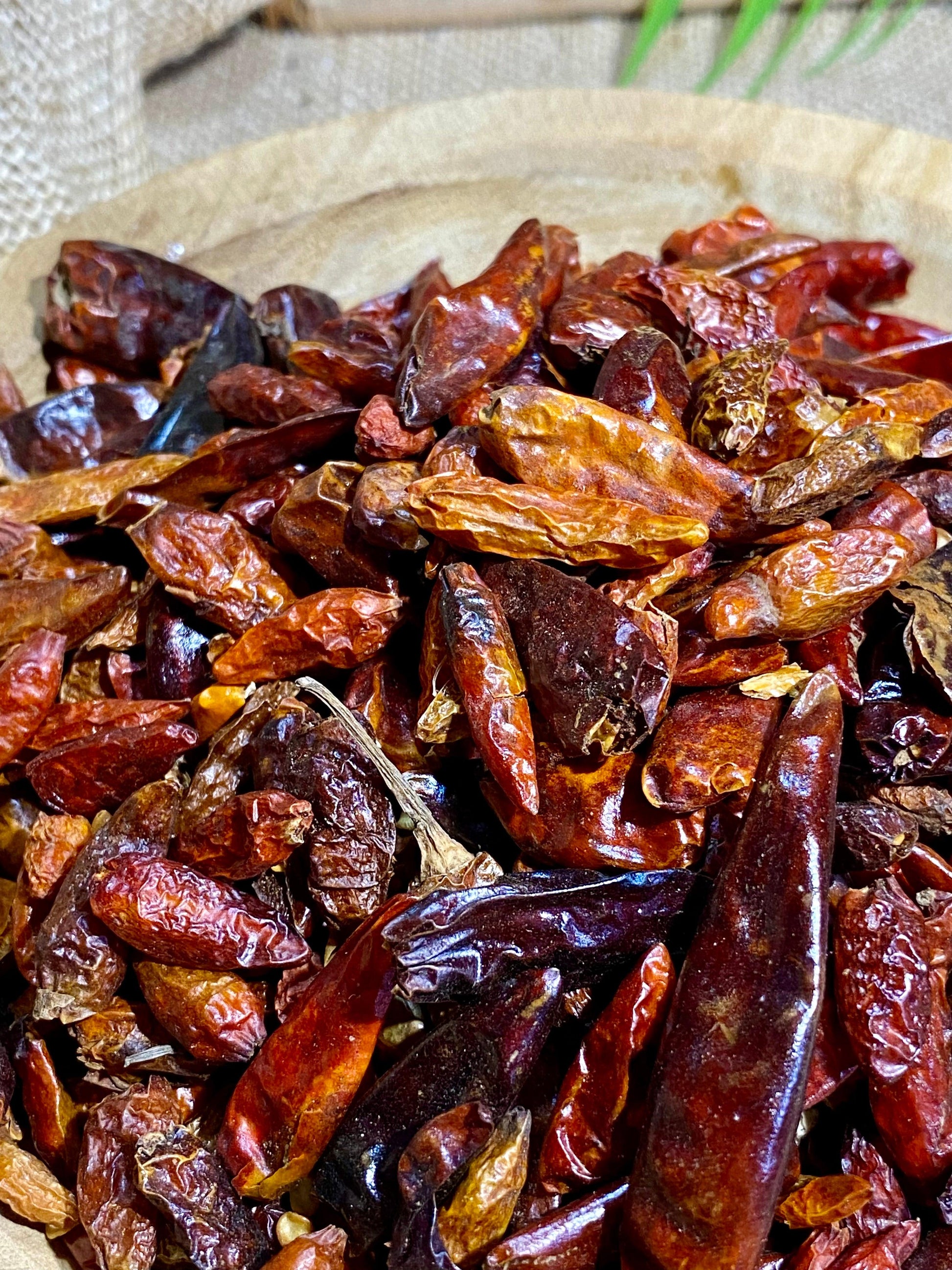 Sachet refermable de piment oiseau séché