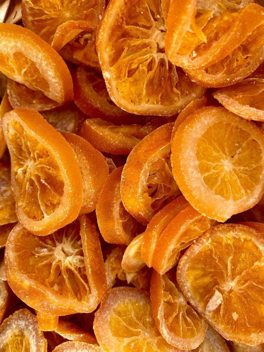 Tranches d’écorces d’orange séchées – agrume aromatique frais et fruité pour tisanes et recette