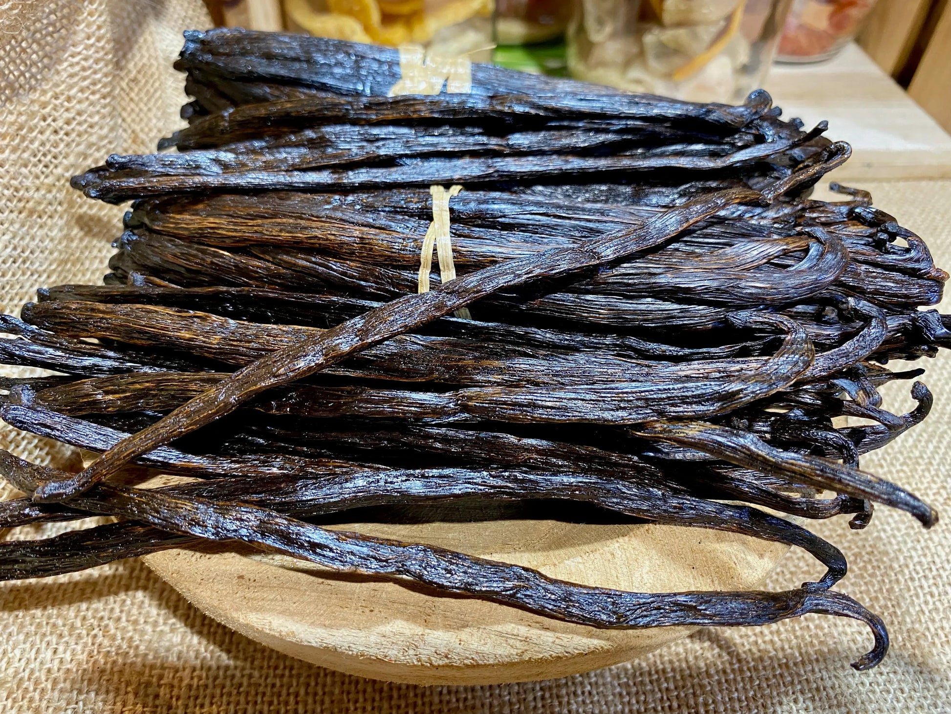 Infusion et rhum arrangé préparés avec gousses de vanille Gourmet Ouganda 13–15 cm