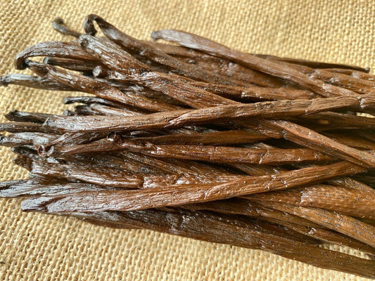 Gousses de vanille de Madagascar 13–15 cm, taille idéale pour pâtisserie et desserts
