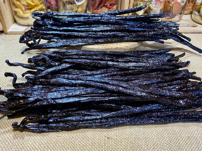 Gousse de vanille Pompona de Madagascar, rare et aromatique pour desserts et pâtisserie