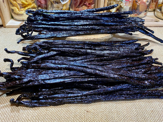 Gousse de vanille Pompona de Madagascar, rare et aromatique pour desserts et pâtisserie