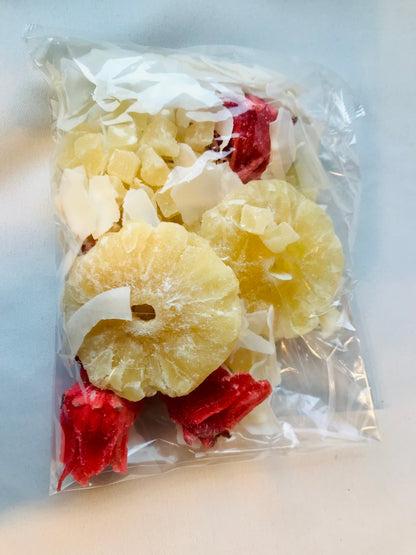 Sachet préparation rhum arrangé : Ananas coco hibiscus